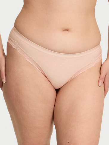 Seamless Bikini Gaćice Sa Čipkastim Rubom