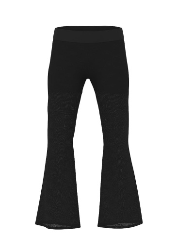 VSX Mrežaste Pantalone Zvonastog Kroja Sa Reljefnim Logom