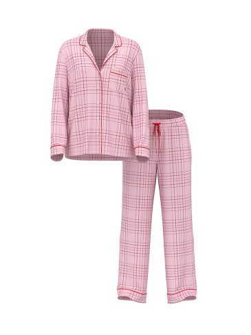 Dugi Flanel Pidžama Set