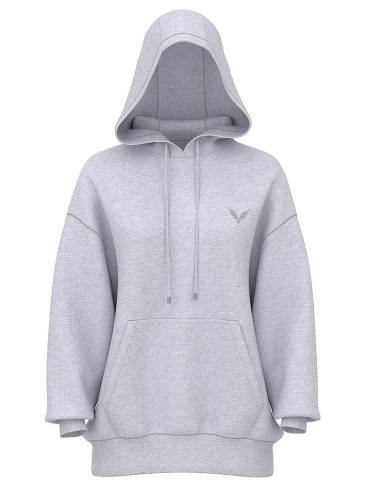 Iconic Fleece Opušteni Duks Sa Kapuljačom