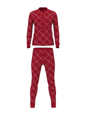 Soft Thermal Henley Dugi Pidžama Set