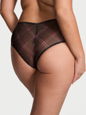 Shimmer Mesh Cheeky Panty