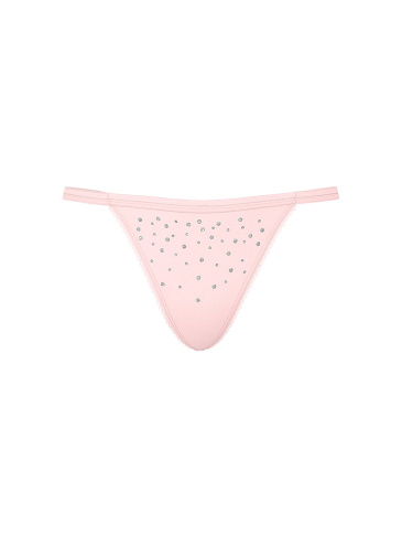 Stretch Pamučne Svetlucave V‑String Tanga Gaćice