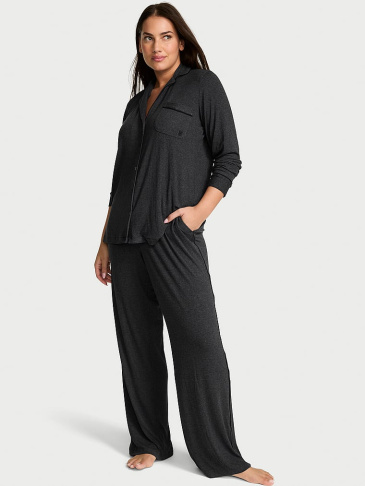 Sosoft Modal™ Rebrasti Dugi Set Pidžame