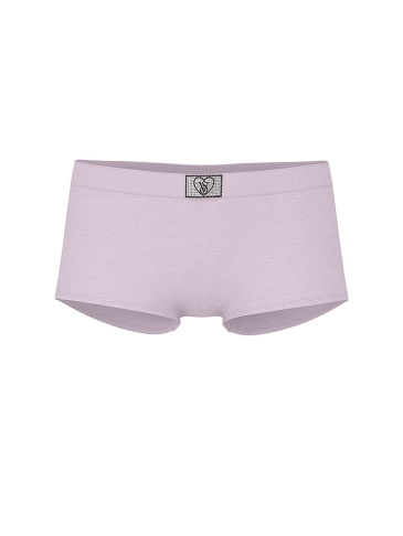 Logo Pamučne Boyshort Gaćice Sa Sjajnim Patch Detaljem U Obliku Srca