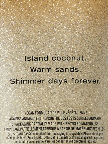 Coconut Passion Mirisni Losion za Telo sa Šljokicama