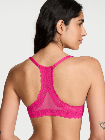 Perfect Shape Čipkasti Push-Up Grudnjak Sa Racerback Leđima