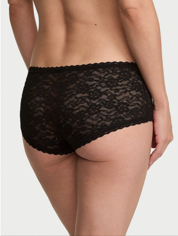Čipkaste Boyshort Gaćice Niskog Struka