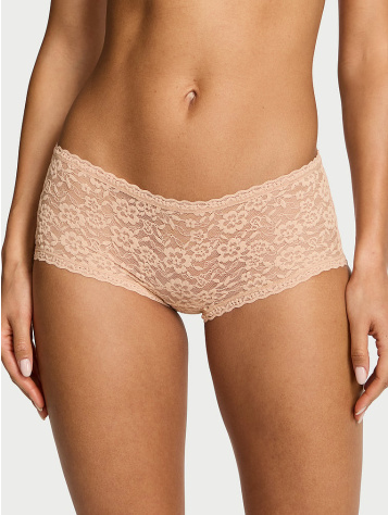 Čipkaste Boyshort Gaćice Niskog Struka