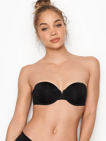 Victoria's Secret push-up grudnjak bez bretela na svetloj pozadini.